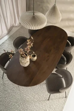 Eleonora Eettafels|Eettafel Coco ovaal Naturel mangohout 240cm