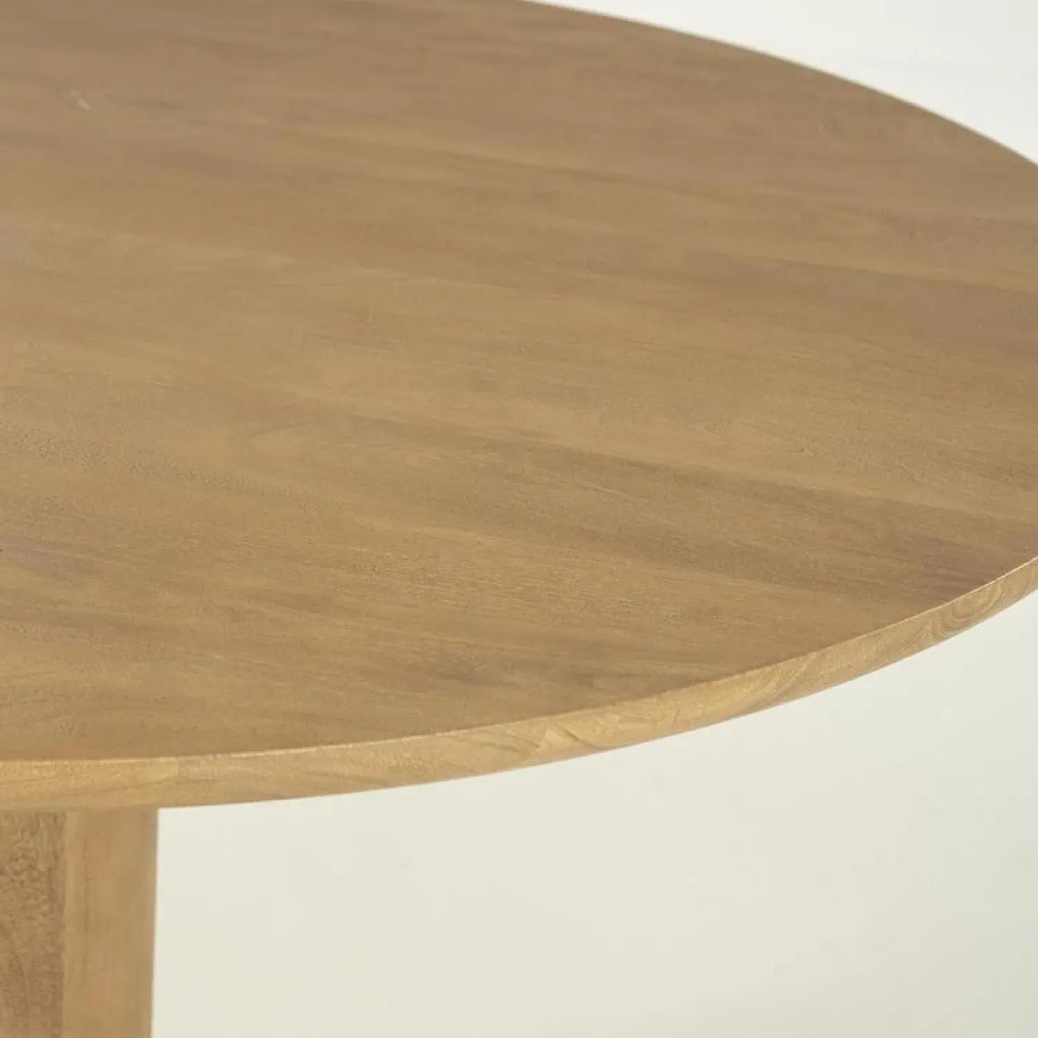 Eleonora Eettafels|Eettafel Coco rond Naturel mangohout 130cm