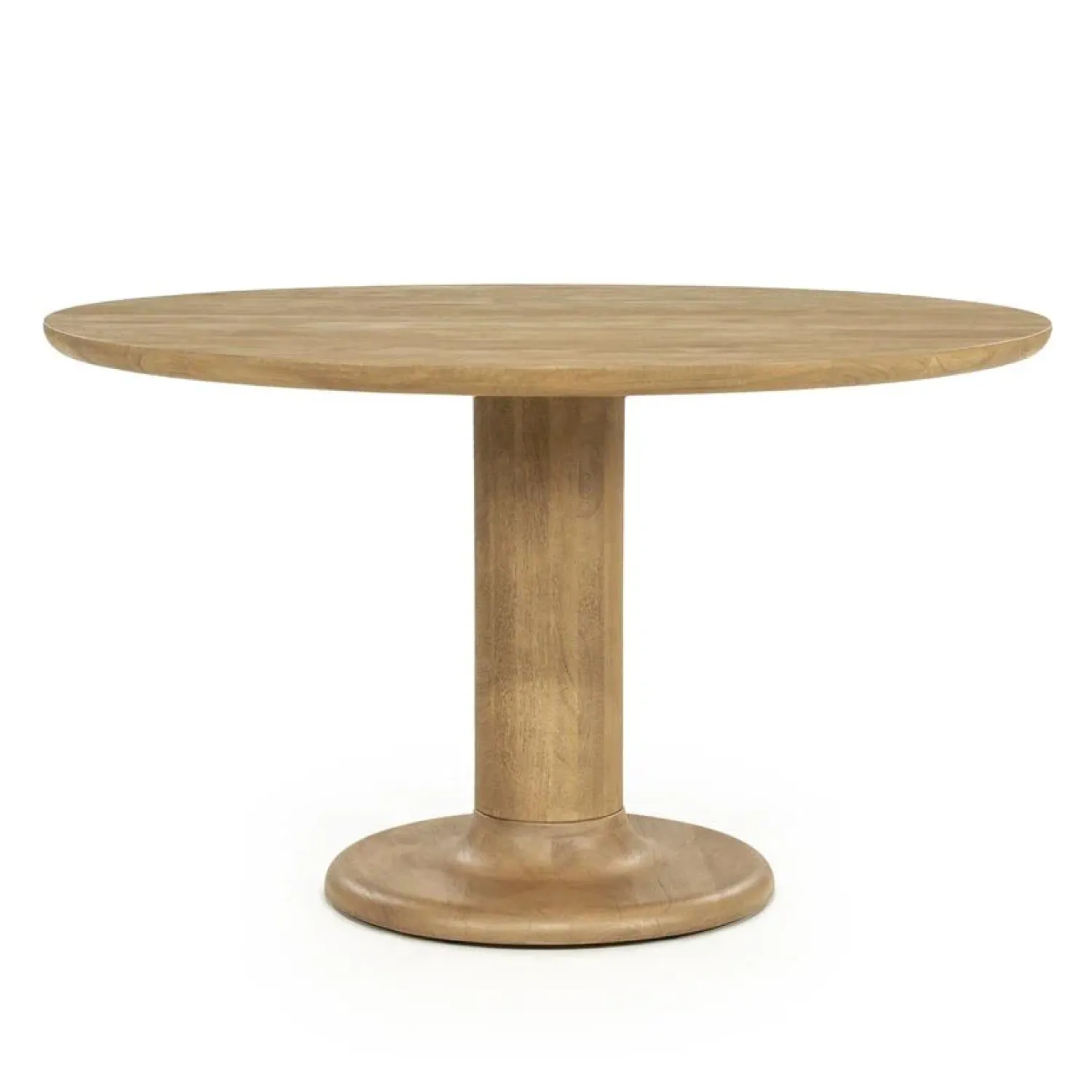 Eleonora Eettafels|Eettafel Coco rond Naturel mangohout 130cm