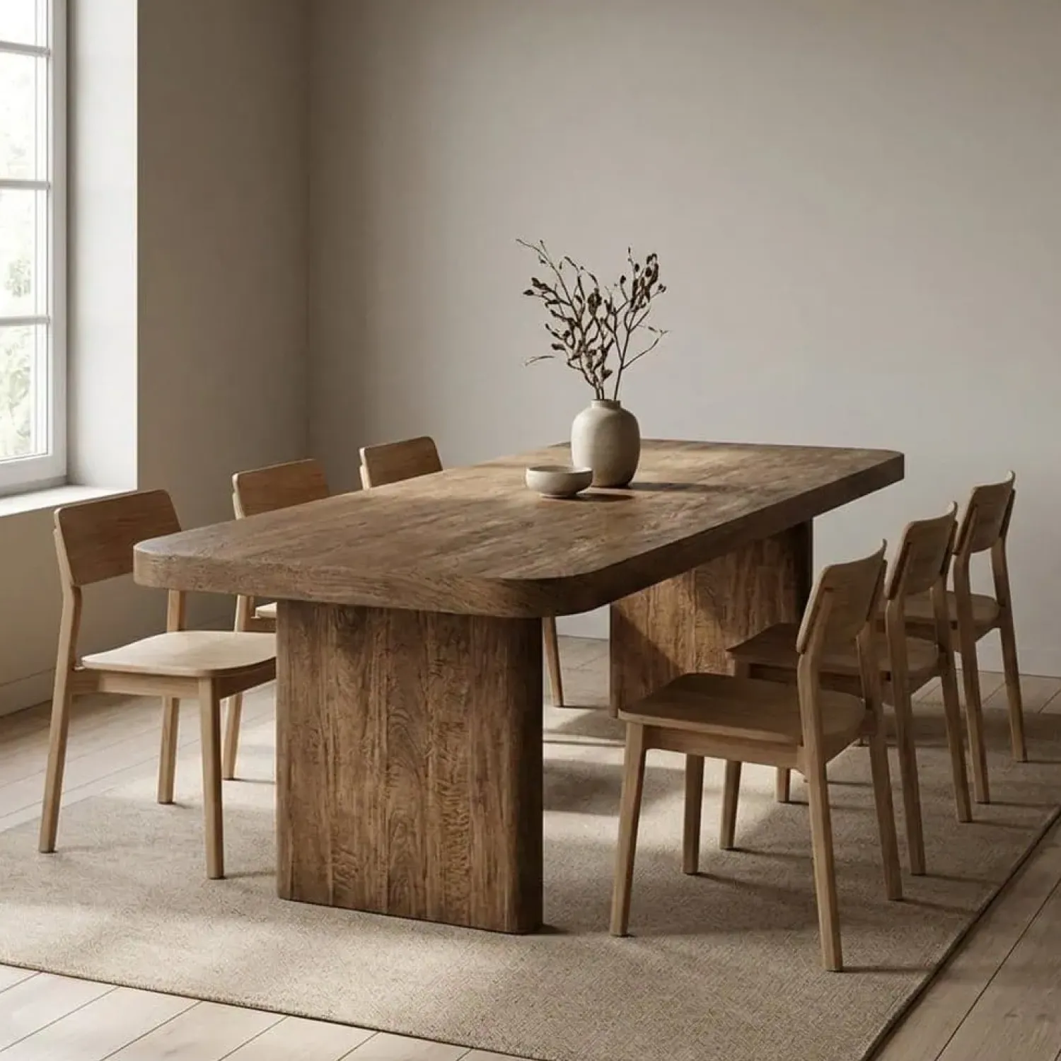 Eleonora Eettafels|Eettafel Edward mangohout 240cm