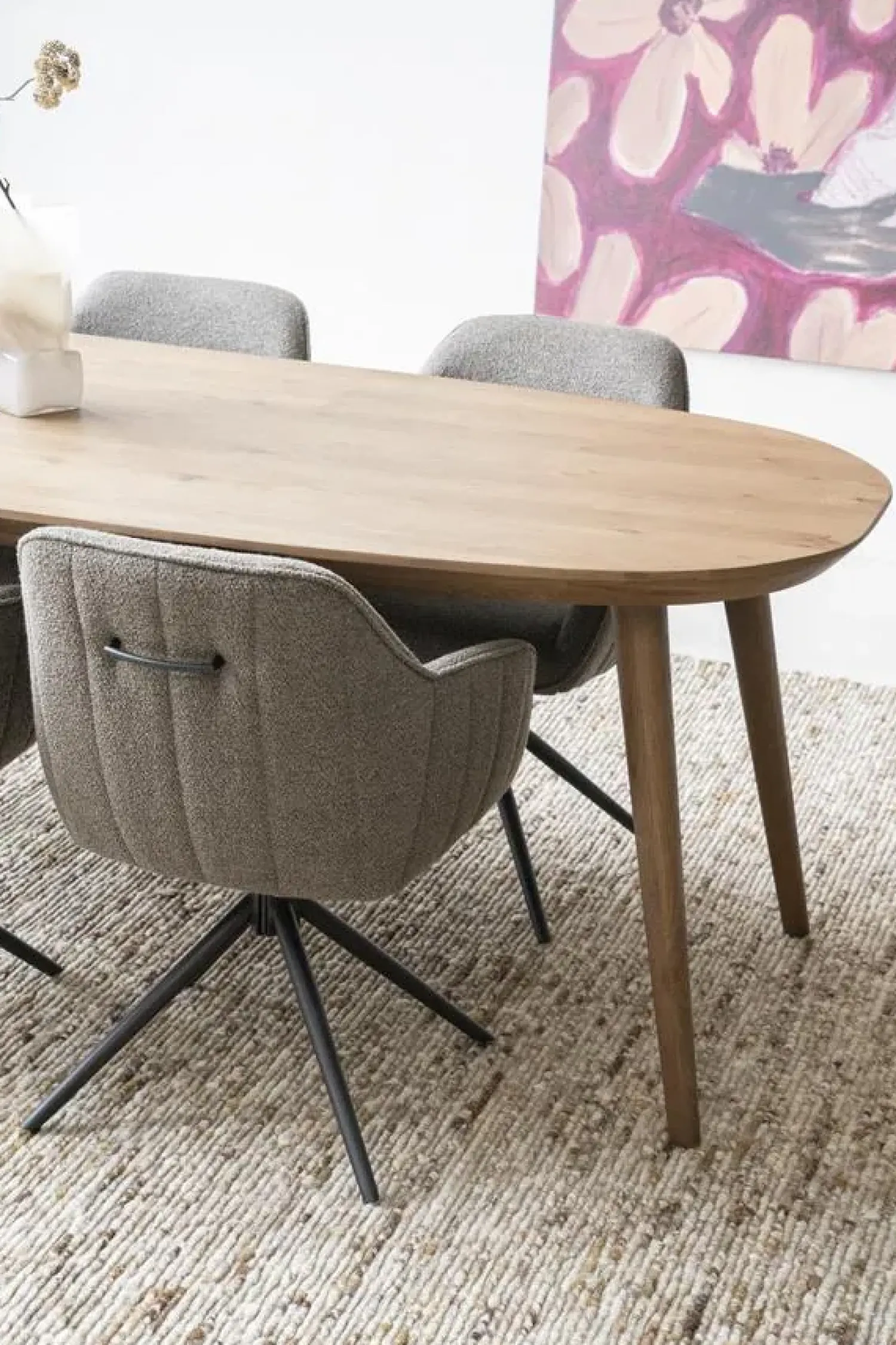 Eleonora Eettafels|Eettafel Elijah Bruin 260cm