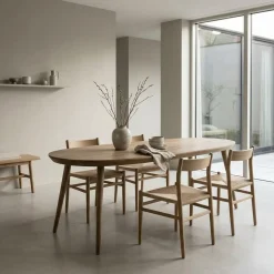 Eleonora Eettafels|Eettafel Elijah Bruin 260cm