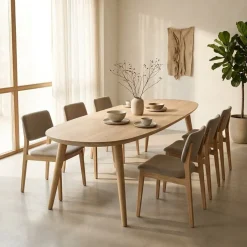 Eleonora Eettafels|Eettafel Elijah Naturel 300cm