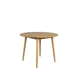 NORI Living Eettafels|Eettafel Fabio Rond Eikenhout 100cm