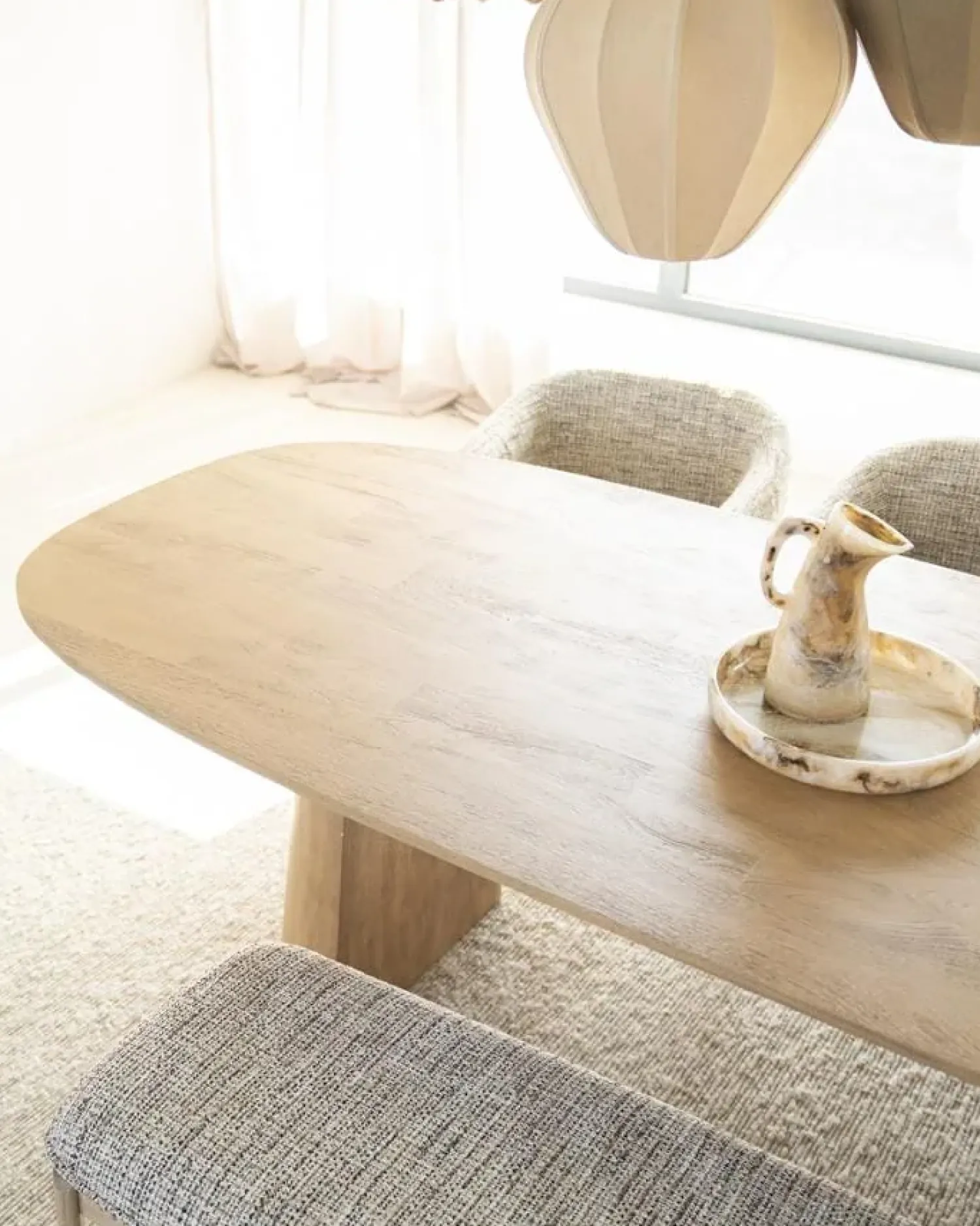 Eleonora Eettafels|Eettafel Lune ovaal naturel 240cm