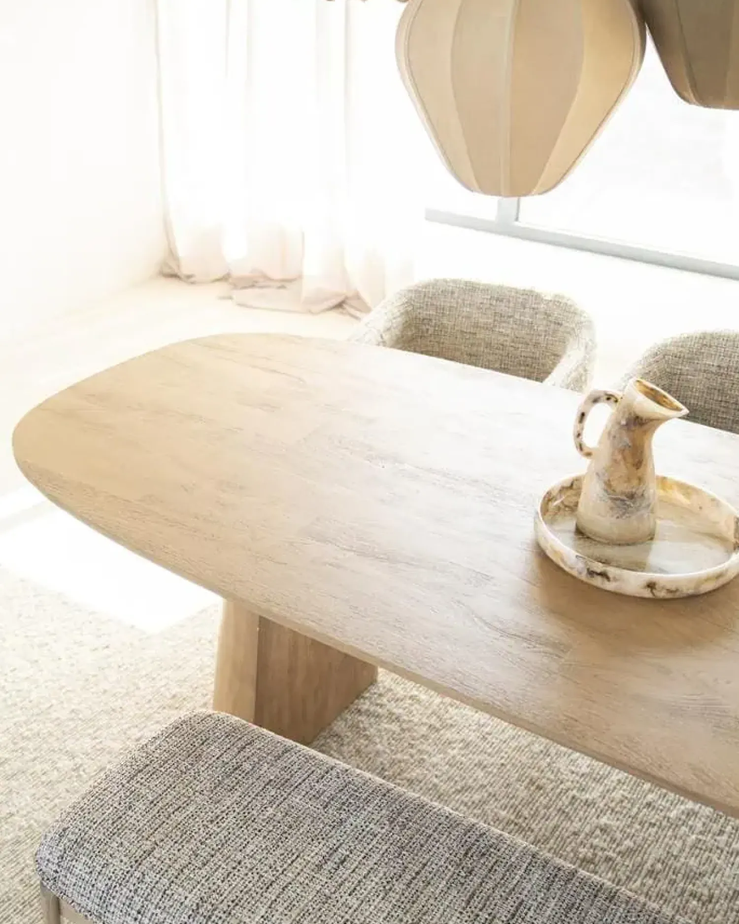 Eleonora Eettafels|Eettafel Lune ovaal naturel 300cm