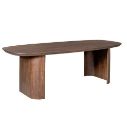 Furndea Eettafels|Eettafel Mario Deens ovaal Walnoot 200cm