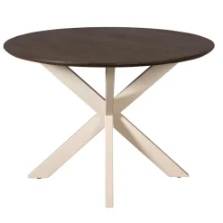 Furndea Eettafels|Eettafel Martin rond Walnoot Zand poot 150cm