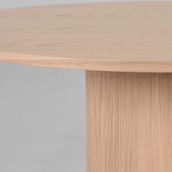 Label51 Eettafels|Eettafel Oliva Naturel Eikenhout rond 130cm
