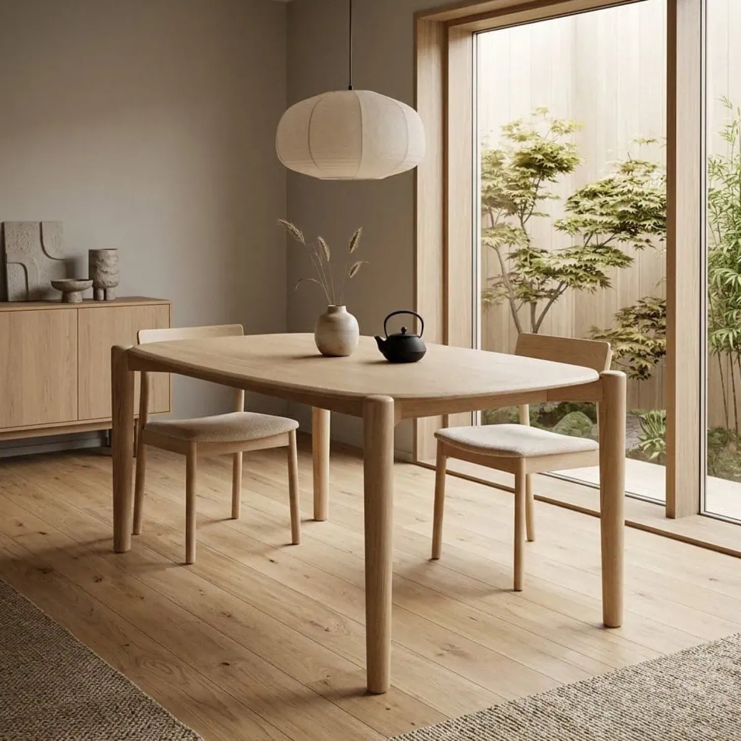 Eleonora Eettafels|Eettafel Selbu eikenhout 160cm