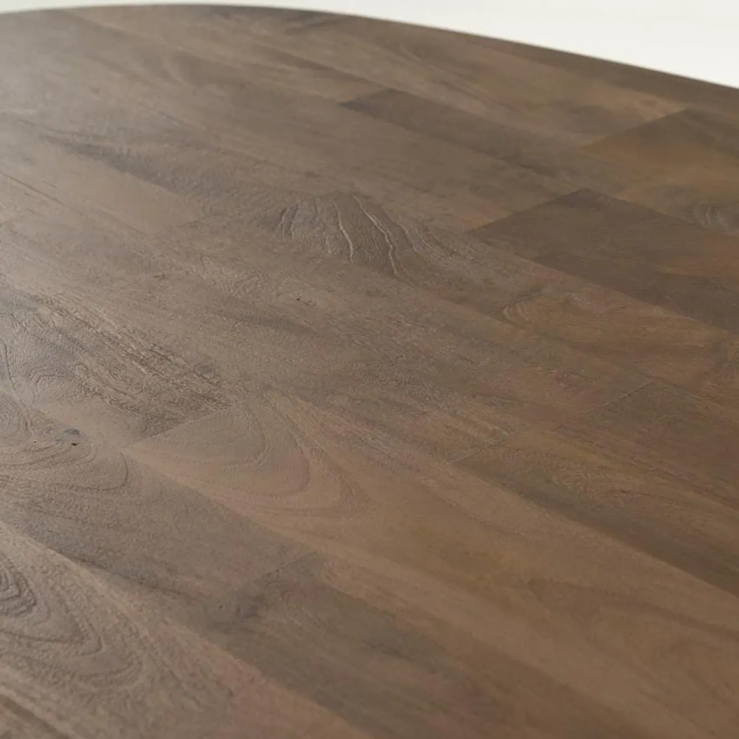 Eleonora Eettafels|Eettafel Tycho ovaal Lichtbruin mangohout 210cm