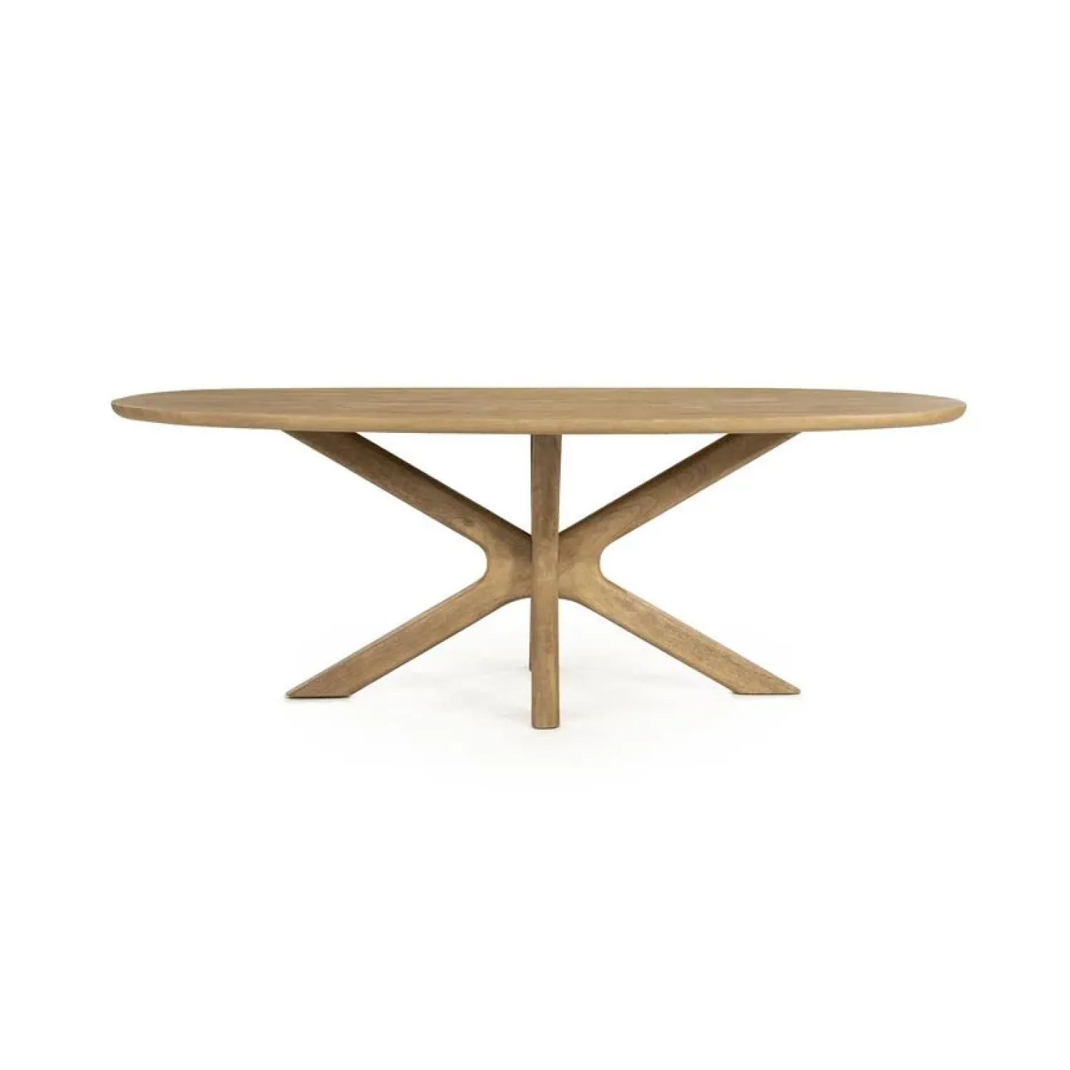 Eleonora Eettafels|Eettafel Tycho ovaal Naturel mangohout 210cm