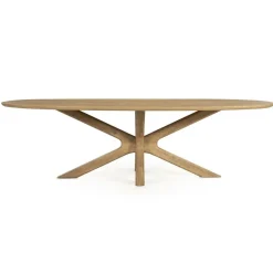 Eleonora Eettafels|Eettafel Tycho ovaal Naturel mangohout 260cm