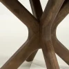 Eleonora Eettafels|Eettafel Tycho rond Lichtbruin mangohout 150cm