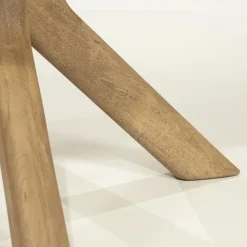 Eleonora Eettafels|Eettafel Tycho rond Naturel mangohout 150cm