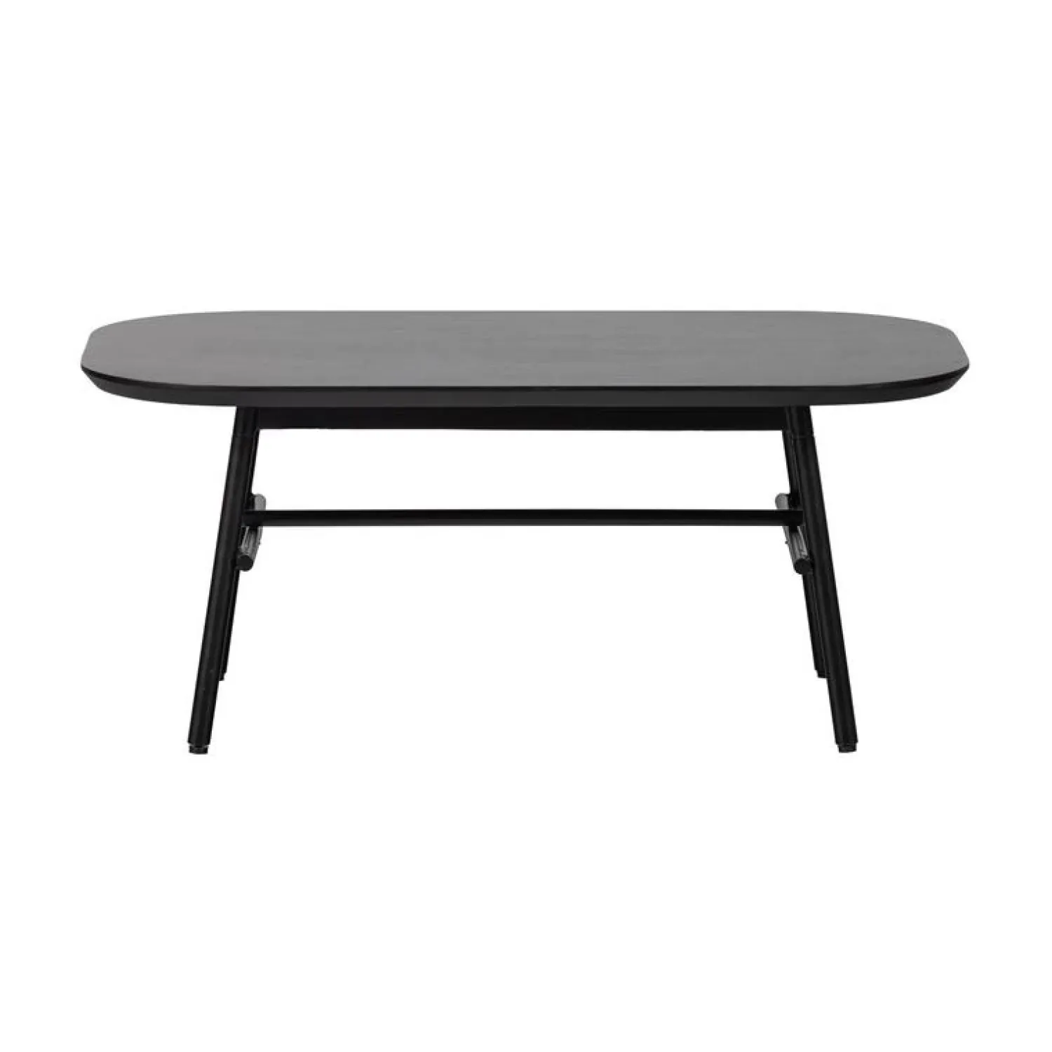 vtwonen Salontafels|Elegance Salontafel mangohout/metaal zwart 100cm