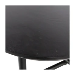 vtwonen Salontafels|Elegance Salontafel mangohout/metaal zwart 100cm