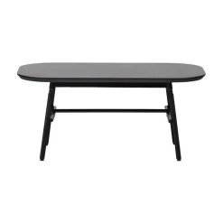 vtwonen Salontafels|Elegance Salontafel mangohout/metaal zwart 100cm
