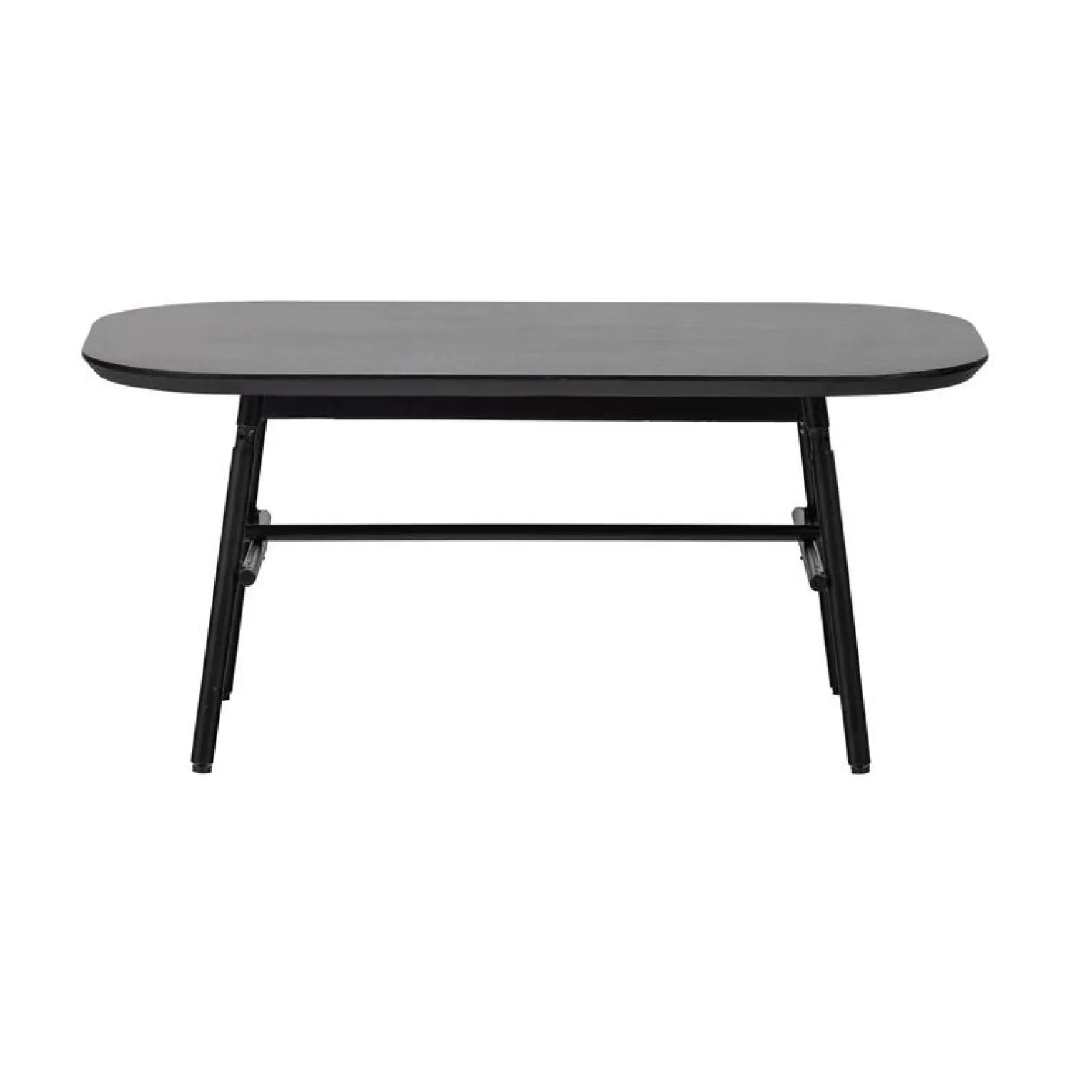 vtwonen Salontafels|Elegance Salontafel mangohout/metaal zwart 100cm