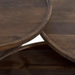 Eleonora Salontafels|Bijzettafels|bijzettafel Ron 46×49 bruin