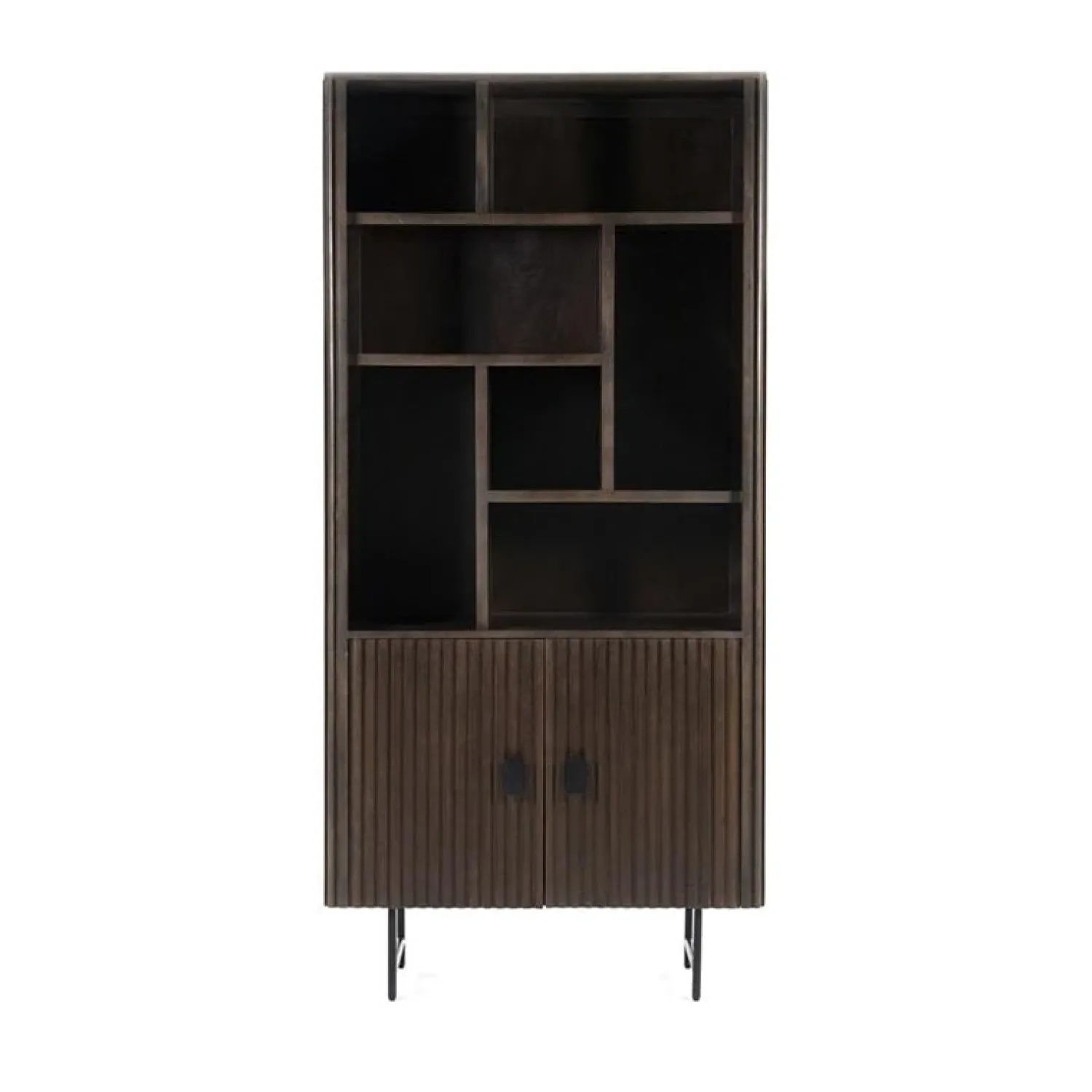 Eleonora Wandkasten|Vakkenkasten|boekenkast Remi 2-drs. 96cm bruin