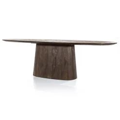 Eleonora Eettafels|eettafel Aron ovaal 250×110 bruin