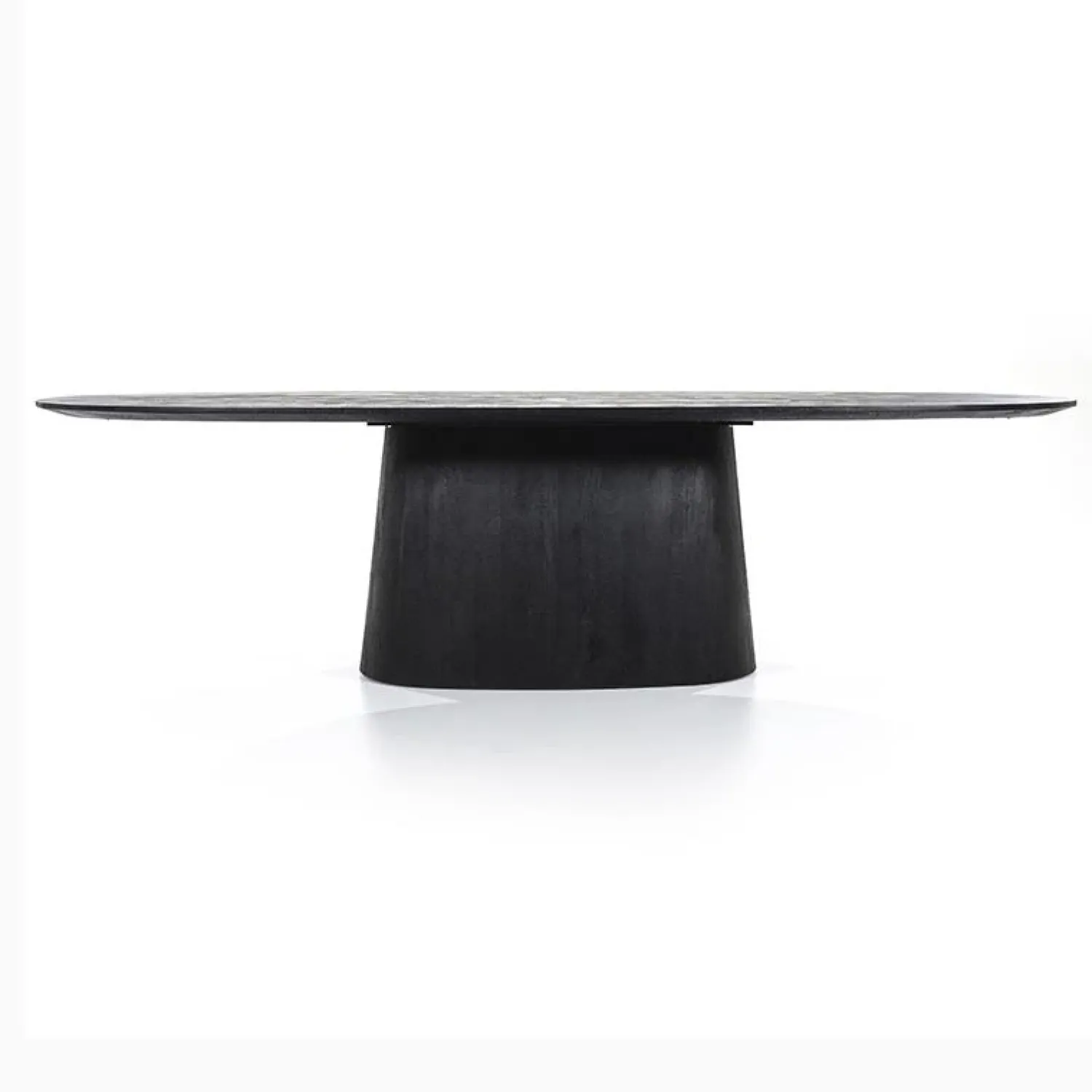 Eleonora Eettafels|eettafel Aron ovaal 300×110 zwart