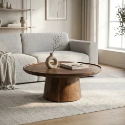 Eleonora Salontafels|salontafel Ron 80×32 bruin