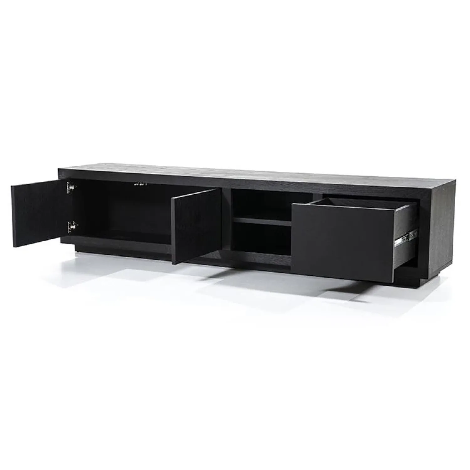Eleonora Industriele Kasten|Tv Meubels|tv meubel Helsinki 200cm zwart