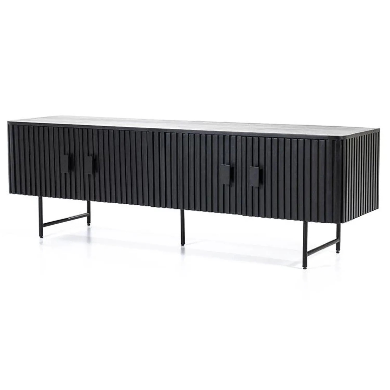Eleonora Industriele Kasten|Tv Meubels|tv meubel Remi 4-drs. 170cm zwart