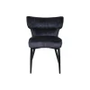 PTMD Eetkamerstoelen|Elin Eetkamerstoel Antraciet Velvet