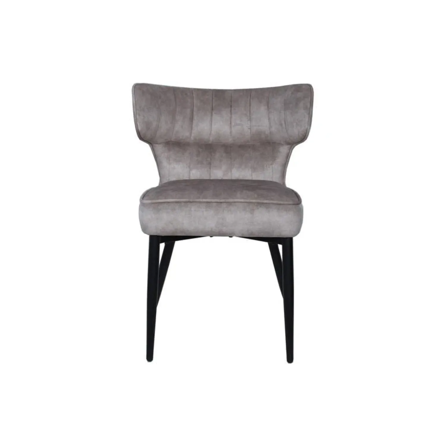 PTMD Eetkamerstoelen|Elin Eetkamerstoel Taupe Velvet