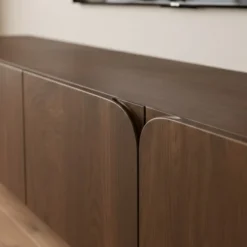 Vane Living Industriele Kasten|Tv Meubels|Elin Tv meubel Walnoot Pootjes 170 cm