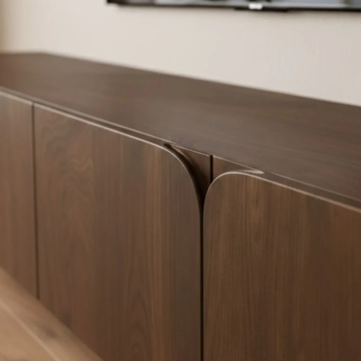 Vane Living Industriele Kasten|Tv Meubels|Elin Tv meubel Walnoot Pootjes 230 cm