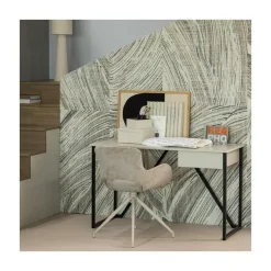 WOOOD Eetkamerstoelen|Eliva Eetkamerstoel structure velvet zand set van 2