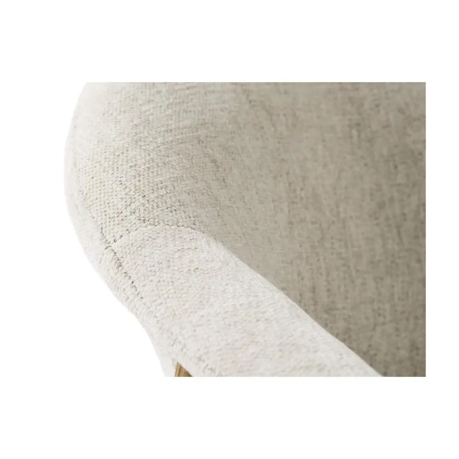 LykkeHome Eetkamerstoelen|Eliza Eetkamerstoel zand met naturel poot