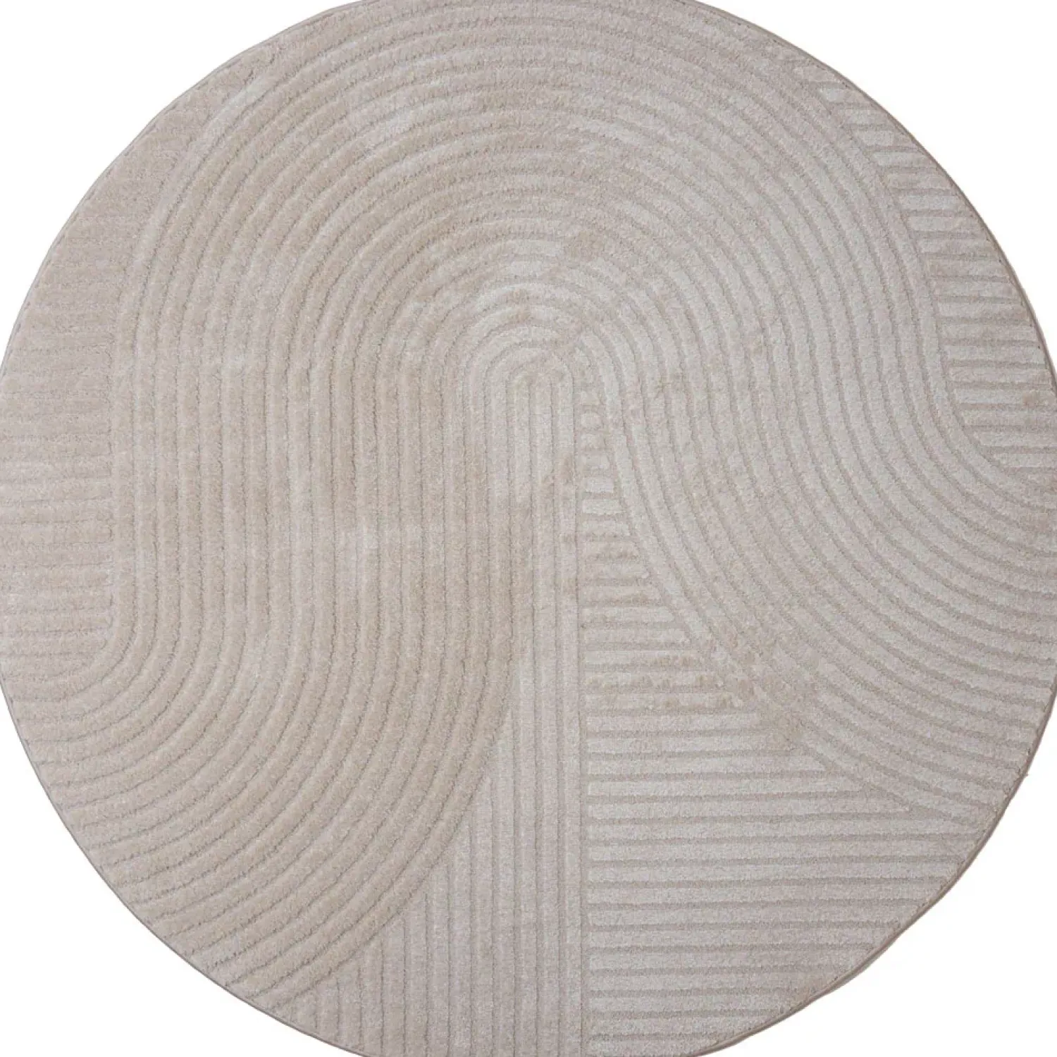 Decor 88 Vloerkleden|Ella vloerkleed Beige Rond 160x160cm