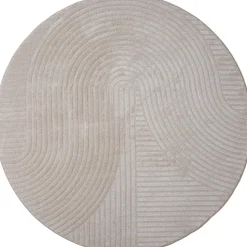 Decor 88 Vloerkleden|Ella vloerkleed Beige Rond 200x200cm