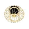 Trading Lighting Plafondlampen|Ellie 1-lichts Plafondlamp rotan 30cm