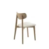 LykkeHome Eetkamerstoelen|Elma Eetkamerstoel gebroken wit bouclé