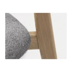 LykkeHome Eetkamerstoelen|Elma Eetkamerstoel grijs bouclé