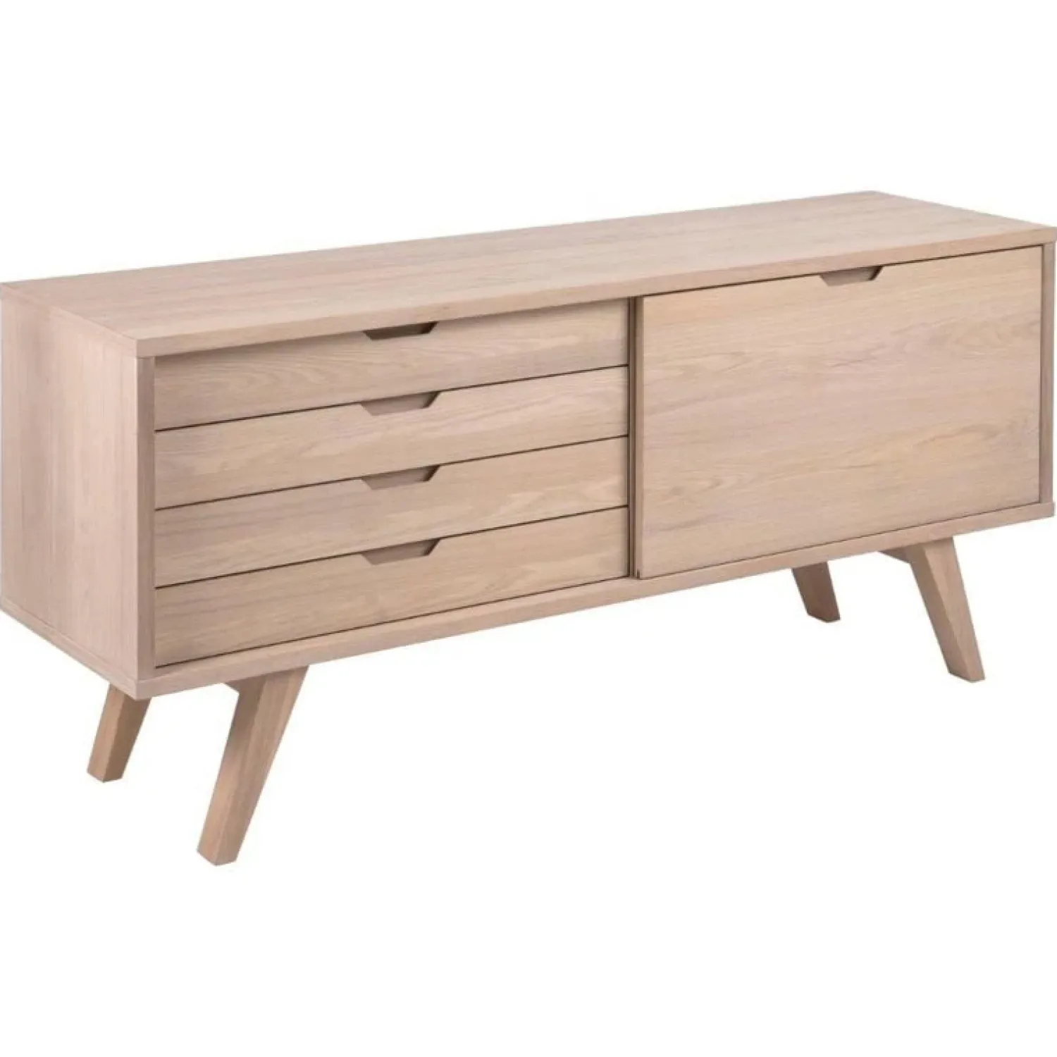 Nordhavn Dressoirs|Industriele Kasten|Eloria Dressoir Naturel 160cm