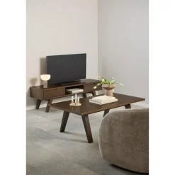Nordhavn Industriele Kasten|Tv Meubels|Eloria Tv meubel Bruin 150cm