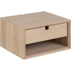 Nordhavn Nachtkastjes|Industriele Kasten|Elowen Nachtkastje laag Naturel 37cm