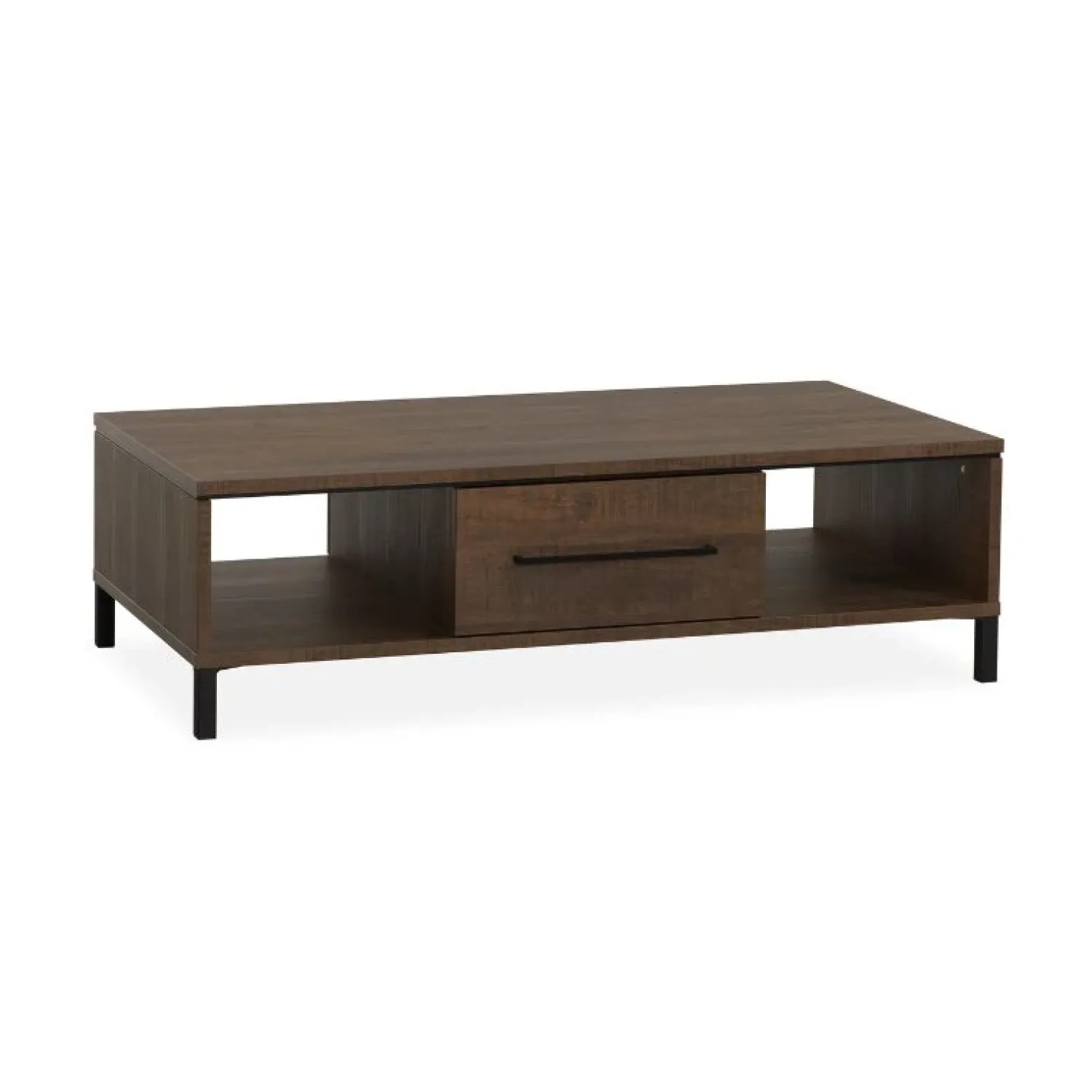 Maison Madera Salontafels|Elowen Salontafel 1 lade Donkerbruin 135cm