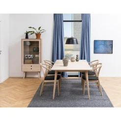 Nordhavn Vitrinekasten|Industriele Kasten|Elowen Vitrinekast Naturel 72cm