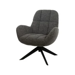 Mysons Fauteuils|Elvis draaifauteuil Boucle Antraciet