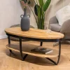 Furndea Salontafels|Emmy salontafel industrieel 120cm ovaal