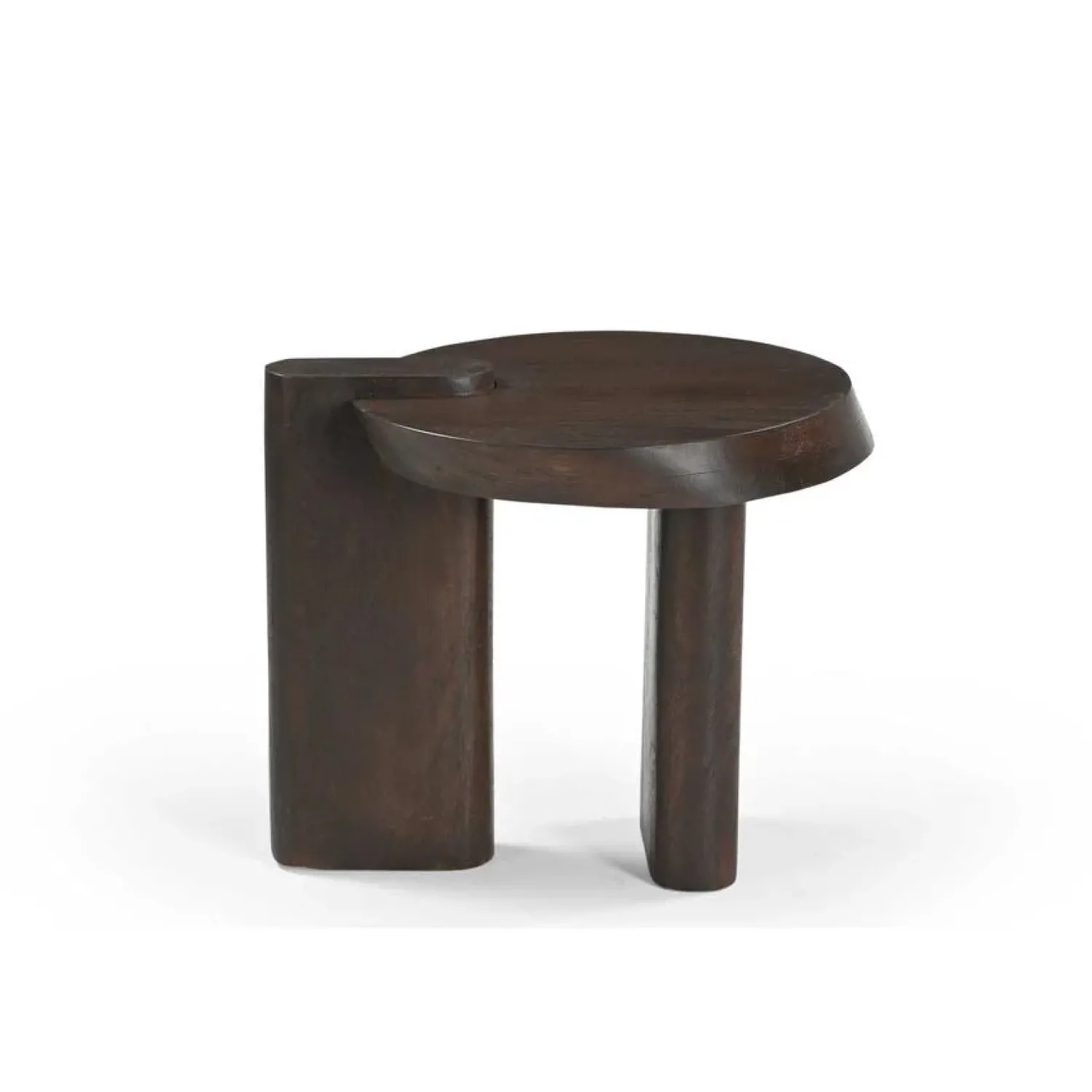 Furndea Bijzettafels|Enzo Bijzettafel bruin Mangohout 50 cm