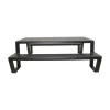 Lesli Living Loungeset|Tuinbanken|Estilo Picknickset antraciet 220cm